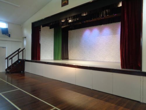 Main hall stage